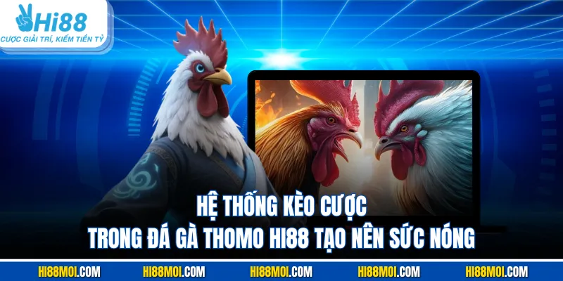 Hệ thống kèo cược trong đá gà Thomo Hi88 tạo nên sức nóng