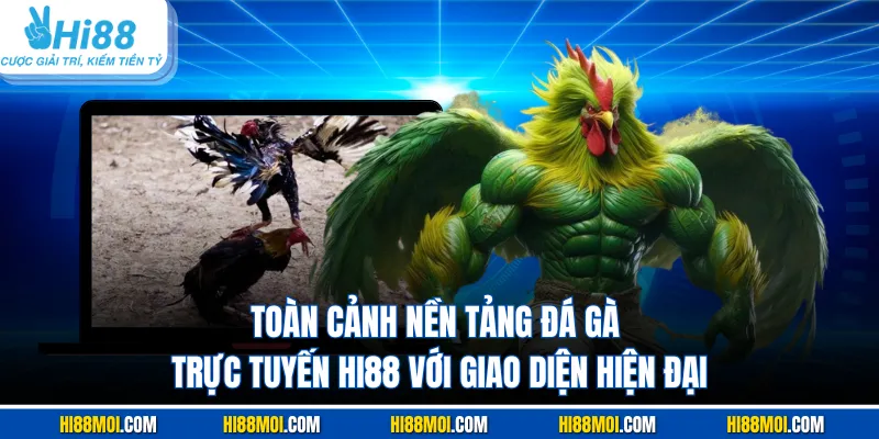 Toàn cảnh nền tảng đá gà trực tuyến Hi88 với giao diện hiện đại